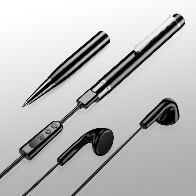 Aomago V50 Compact Micro USB Mini Pen Voice Recorder with 32GB Storage Affordable Slim Audio Recording Device