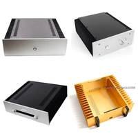 ARC OPT AUX professionnel double canal connexion CNC usinage boîtier Audio anodisé aluminium Hifi vide haut-parleurs armoire