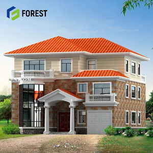 Villa contemporaine en acier léger de type A, design de cabane moderne préfabriquée pour location de vacances ou habitation - Product Image 1