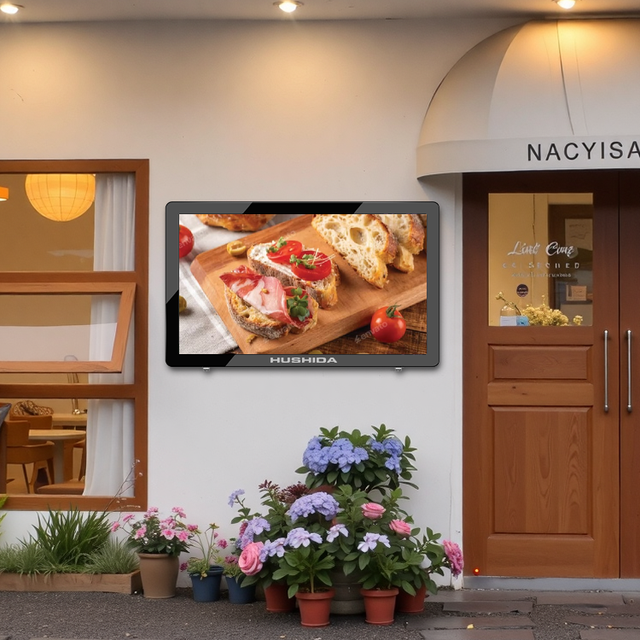 Customized 43 Inch Advertising LCD Kiosk Outdoor High Brightness 2000nits IP65 Sunlight Readable Elevator Shopping Malls