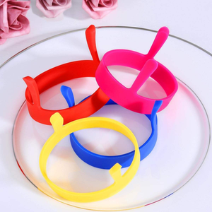 Wholesale Fantastic <b>Silicone</b> <b>Tools</b> Fried Ring Omelette Maker Cooking for and Pancake Rings - Product Image 3