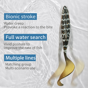 LUSHAZER – Leurre de Pêche Souple, Jig Plomb, Appât VIB en PVC, Leurre Artificiel Rotatif Dandinant avec Cuillère Métallique - Product Image 4