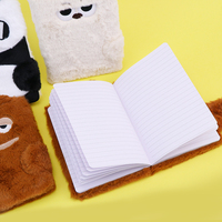 MONDOF A5, Agenda de Tapa Dura con 80 Hojas Suaves y Afelpadas, Diario con Temática de Animales, Cuaderno con Cierre Magnético