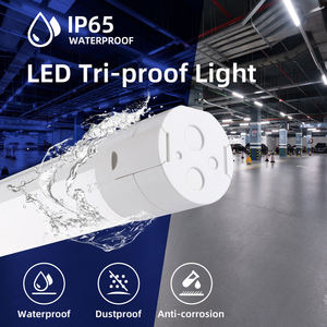 Custom Smd2835 2ft 4ft 5ft 20w 40w 50w 60w 3000K 4000K 6000k Aluminium Body Pc Cover Ip65 Ip66 Emergency Tri Proof <b>Led</b> Light - Product Image 4