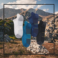 Chaussettes de cheville jacquard classiques personnalisées pour femmes hommes respirant évacuation de l'humidité tricoté Tennis chaussettes de course numérique pour l'hiver