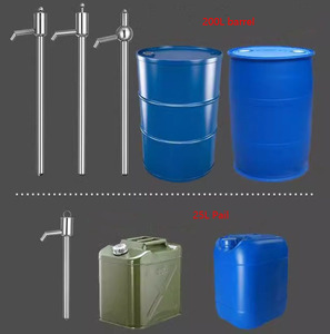 200L Hand Eimer Hub Kolben Zylinder Pumpe Gallone Tank Transfer Edelstahl Korrosions schutz Schwefels äure chemische Eimer Trommel - Product Image 6