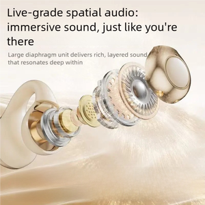 Thời lượng pin dài với thời gian nghe nhạc 10 giờ, tai nghe chống ồn chất lượng âm thanh tốt phù hợp cho chạy ngoài trời - Product Image 6