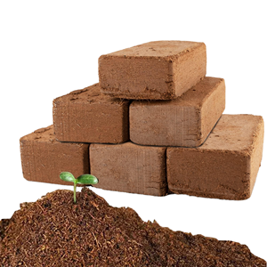 Coco <b>Coir</b> 650g / 5kg <b>Blocks</b> Premium Super Washed Super Quality Organic pH Balanced Seed Starter Yields 1.5-2.1 Gallons Gardening - Product Image 1