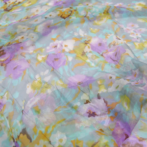 Nueva Tela <span class=keywords><strong>de</strong></span> Chifón <span class=keywords><strong>de</strong></span> Seda con Diseño Floral Elegante y Delicado, Suave al Tacto, para Ropa, Faldas y Bufandas <span class=keywords><strong>de</strong></span> <span class=keywords><strong>Mujer</strong></span> - Product Image 2