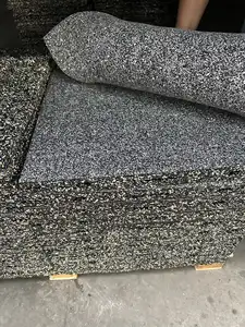 Alfombrillas de suelo de goma negra de alta densidad de 30mm, suelo protector con reducción de ruido