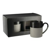 Ensemble de tasses à café nordique personnalisées, boîte-cadeau avec couvercle pour bouteille en verre à vin en forme de Tube