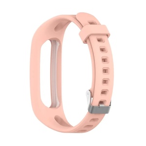 Bracelet de montre en silicone pour Honor <span class=keywords><strong>Band</strong></span> 4 et pour <span class=keywords><strong>Band</strong></span> <span class=keywords><strong>4e</strong></span>/3e-Sport, bracelet de remplacement avec boucle à ardillon - Product Image 1