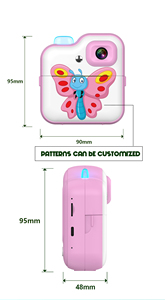Appareil <span class=keywords><strong>photo</strong></span> numérique HD CMOS pour enfants avec mini-imprimante <span class=keywords><strong>photo</strong></span>, grand angle 180°, Wi-Fi et application pour enfants - Product Image 4