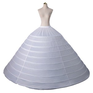 2024 nouveau White10 cerceaux jupons pour <span class=keywords><strong>robe</strong></span> <span class=keywords><strong>de</strong></span> <span class=keywords><strong>mariée</strong></span> grande taille moelleux Quinceanera robes sous-jupe Crinoline PettIcoat <span class=keywords><strong>cerceau</strong></span> jupe - Product Image 2