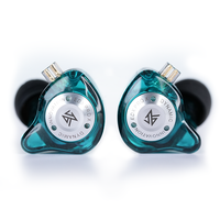 KZ EDX Pro X 1DD Earphone HiFi Bass 1 Dynamic Earbuds In-Ear Monitor Headphone Headset Earphone Berkabel 3.5MM EDX PRO