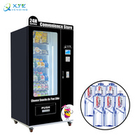Petit distributeur automatique de snacks et de boissons, distributeur automatique combiné extérieur