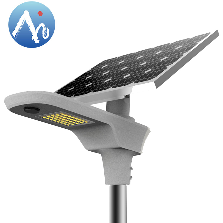 Anern 60w ip65 todo en uno integrada solar led luces de la calle