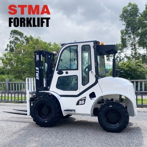 Stma 2.5 tấn 3.5 tấn 3 tấn 8000 LB Bốn bánh xe nâng ngã ba nâng tất cả các địa hình xe nâng để bán - Product Image 5