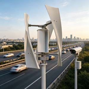 Générateur éolien à axe vertical résidentiel activé par le vent pour l'alimentation électrique des zones éloignées X3 Aimant/Lévitation magnétique - Product Image 3
