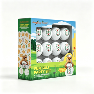 Coffret de fête de golf Golf Company Fun avec fenêtre transparente, emballage rigide pour cadeau et usage artisanal - Product Image 3