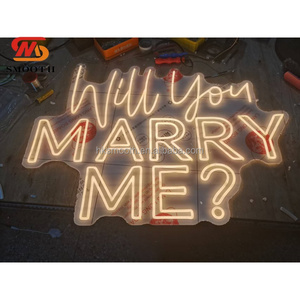 Letrero de Neón LED Personalizado con el Logotipo '¿Te Casarías Conmigo?' para Decoración de Bodas, Fiestas de Cumpleaños, Publicidad en Parques - Product Image 2