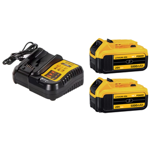 2/4/8 PACK ชุดเปลี่ยนแบตเตอรี่ 20V 6.0Ah 20V 5000mAh DCB206 DCB207 DCB204 DCB201 DCB200 DCD/DCF/DCG ซีรีส์เครื่องมือไฟฟ้า - Product Image 1