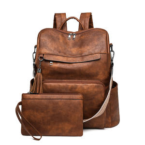 2025 Nueva Mochila De PU de moda transfronteriza para mujer, bolsa de venta al por mayor de estilo de negocios y estudiante universitario para uso universitario y de oficina - Product Image 4