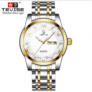 TEVISE T9005S นาฬิกาควอทซ์สุดหรูสำหรับผู้ชาย ดีไซน์คลาสสิก แสดงวันในสัปดาห์ แสดงวันที่อัตโนมัติ เข็มเรืองแสง กันน้ำ - Product Image 5