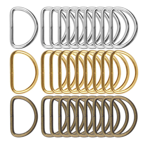 Acier inoxydable soudé plaqué or en métal personnalisé/boucle d'anneau en D de fer pour des sangles de sac - Product Image 4