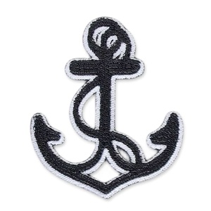 Sac fourre-tout en coton avec patch ancre d'inspiration marine - Product Image 6