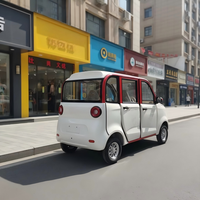 Voiture électrique compacte, quatre portes et quatre sièges, design élégant, vente en gros d'usine, voiture électrique bon marché à 4 roues, mini voiture électrique