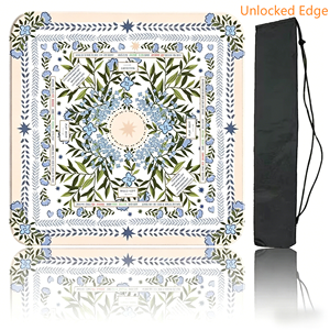 Premium Randloze Amerikaanse Mahjong Mat, Waterdicht Antislip Zachte Rubberen Op Maat Gemaakte Spelmat voor Thuis - Product Image 3