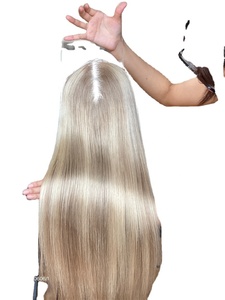 วิกผมลูกไม้ด้านหน้าสำหรับผู้หญิงวิกผมตรงยาวแบบ2024เป็นลอนมีสารฟอกขาว - Product Image 3