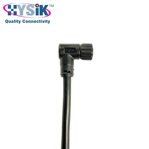 Conector de ángulo M8 de 4 posiciones con cable IP67, codificación A, hembra, con cable pre-moldeado para aviación - Product Image 1