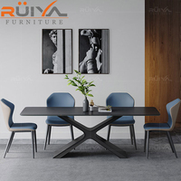 Ensemble de table à manger et 6 chaises, bon marché, européen, vente en gros