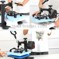 Presse à Chaud Compacte Pivotante 10x12 Pouces – Machine de Sublimation Numérique Plate pour DIY, Petites Entreprises, T-shirts et Sacs Fourre-tout
