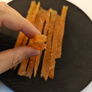 पेप्पी के लिए बारीक कटे हुए पालतू जानवर के लिए बारीक कटे हुए पालतू स्नैक डिहाइड्रेटेड क्रिस्टल चिकन स्ट्रिप्स - Product Image 1