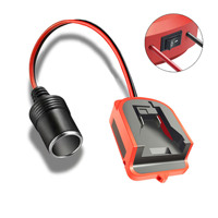 Adaptateur de batterie au lithium vers interface prise allume-cigare pour voiture, convertisseur abaisseur régulateur DIY Makita 18V 20V