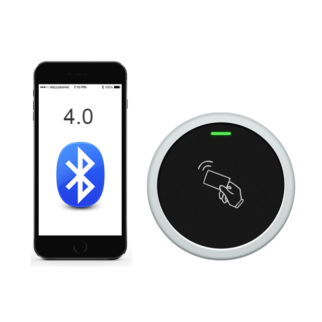 Secukey Cheap S7-Ble Smart TTLock  Gateway Access Control 13.56MHz Mifare Card Time Attendance RFID Reader With Cable