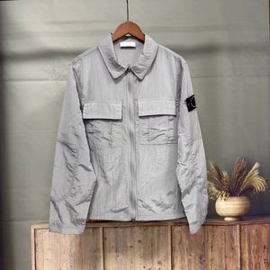 Veste décontractée légère et réfléchissante pour homme, en nylon, métal et pierre, qualité originale 2026 - Pour l'extérieur - Product Image 3