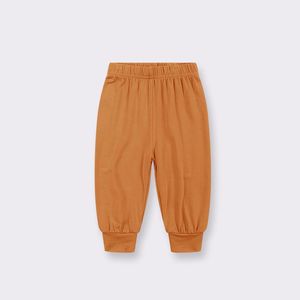 Bambu Erkek Bebek Pantolonu İlkbahar ve Sonbahar Düz Renk Günlük Pantolon Yumuşak Bebek Kıyafetleri - Product Image 5