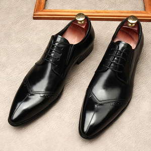 Chaussures décontractées pour hommes, robustes et élégantes, de couleur claire, avec semelles en cuir souple et chaussures en cuir tendance pour hommes - Product Image 5