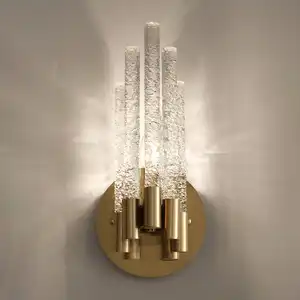 High Quality Interior Decor Hotel Living Room Luxury For Hotel Design Modern Led Wall Sconce Lamp
