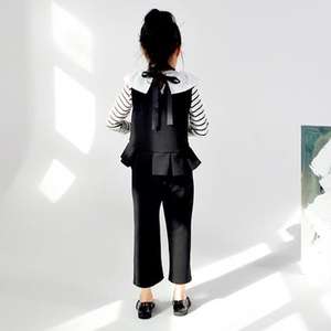 Ensemble de vêtements pour filles avec collier à volants, fabriqué en Chine - Product Image 3