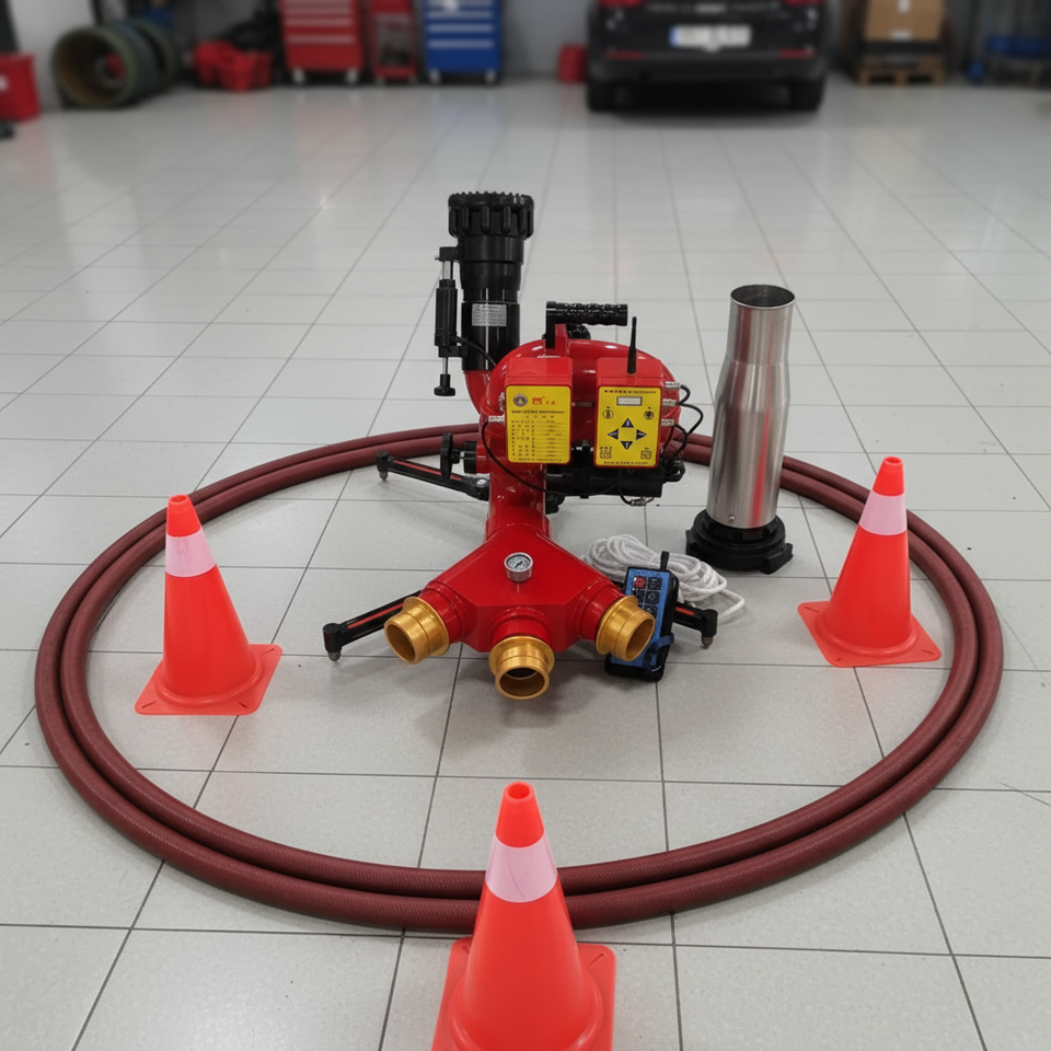 High-Efficiency PSKDY80 Remote-Controlled Fire Monitor Aluminum Alloy ...