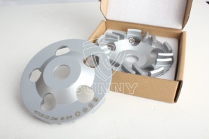 Meule diamantée SUNNY-Factory personnalisée de 5 pouces (125 mm) pour le ponçage des sols en béton, meule diamantée OEM - Product Image 5
