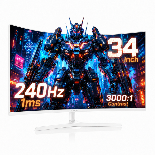 240hz 4k Cheap Large Curved Monitor Widescreen Pc Monitor Gaming 34 Inch 4k 180hz Moniteur Led Display Lcd Monitors for Gaming