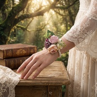 Poignet de mariage occidental fleur danse Performance Bracelet mariage perle poignet fleur