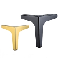 Hoch leistungs couch Schlafs ofa Bein Dekorative Ersatz Dreieck Metall Tisch Stuhl Beine