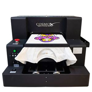 Imprimante numérique à plat Cosmox pour t-shirts, imprimante textile DTG pour tissus en coton - Product Image 1